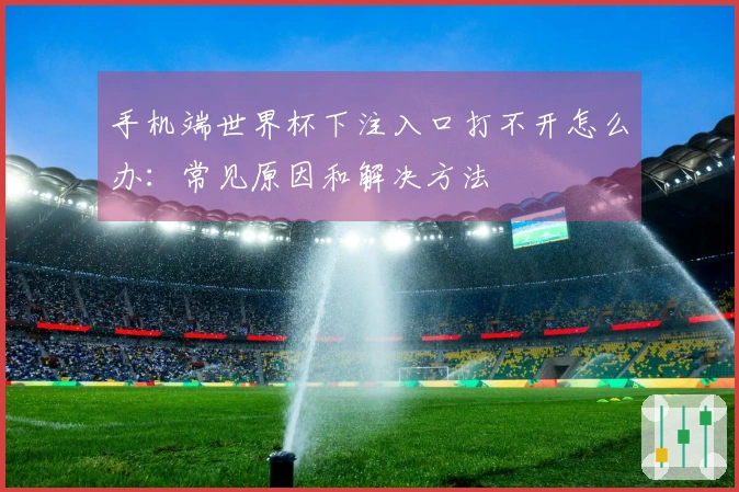 手机端世界杯下注入口打不开怎么办：常见原因和解决方法